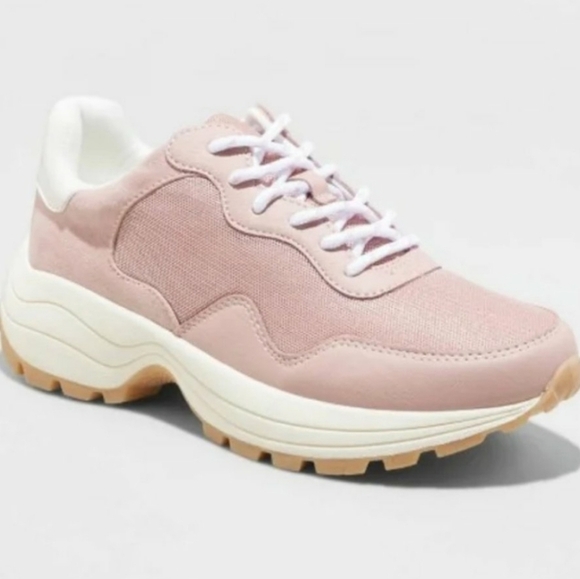 A New Day JoJo Sneakers in Mauve Pink Size 9 - Picture 1 of 6